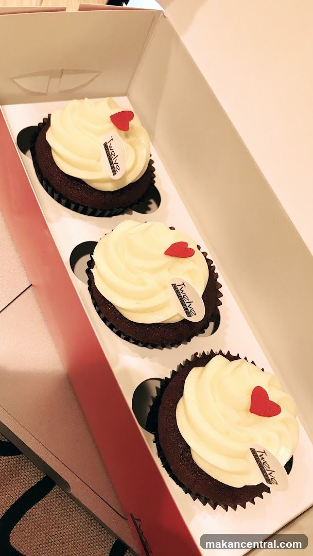 Three Red Velvet Cupcakes
