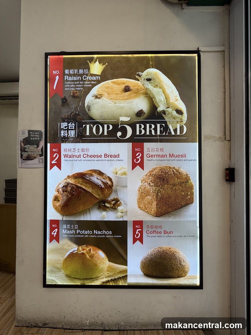 Top 5 Bread Menu