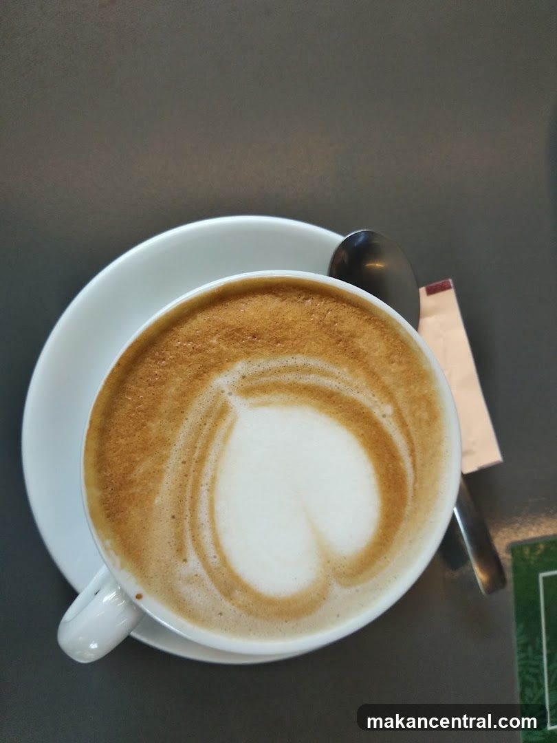 Latte with Heart Art