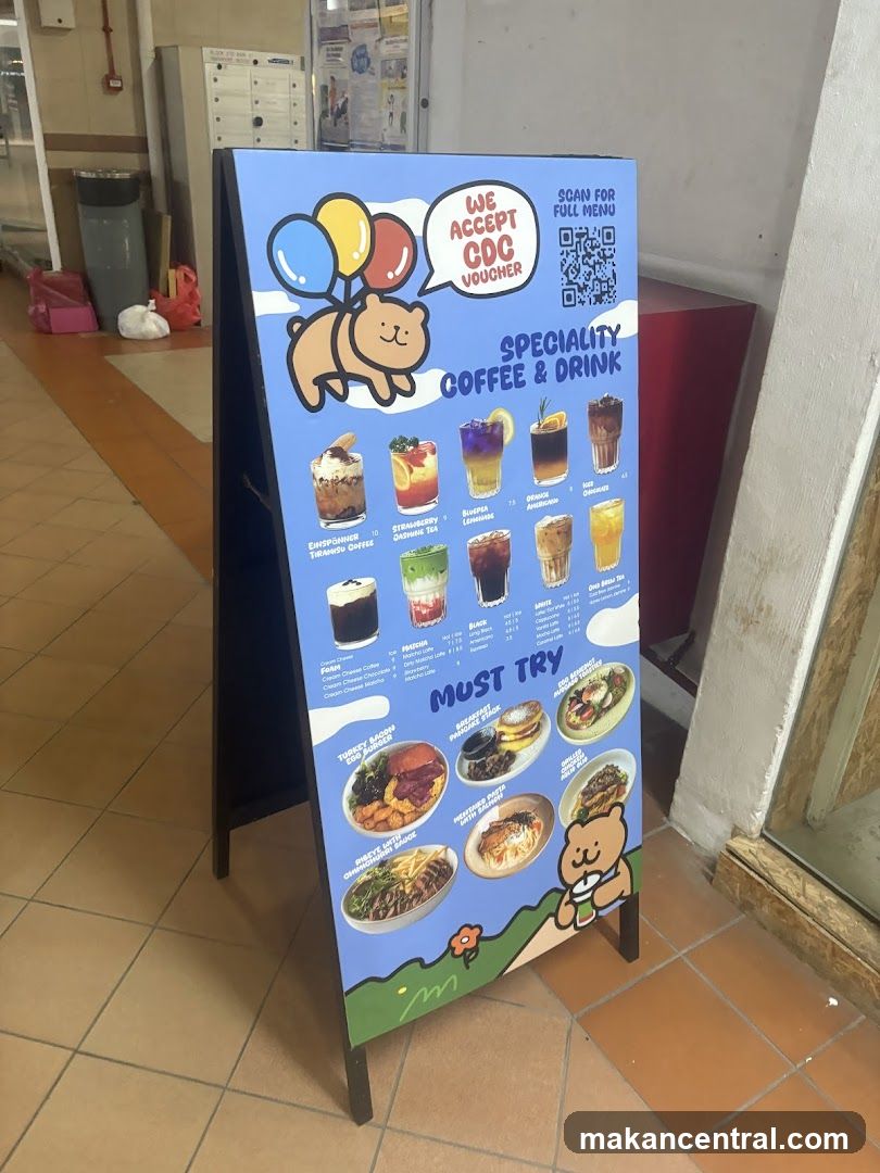 A-frame menu board