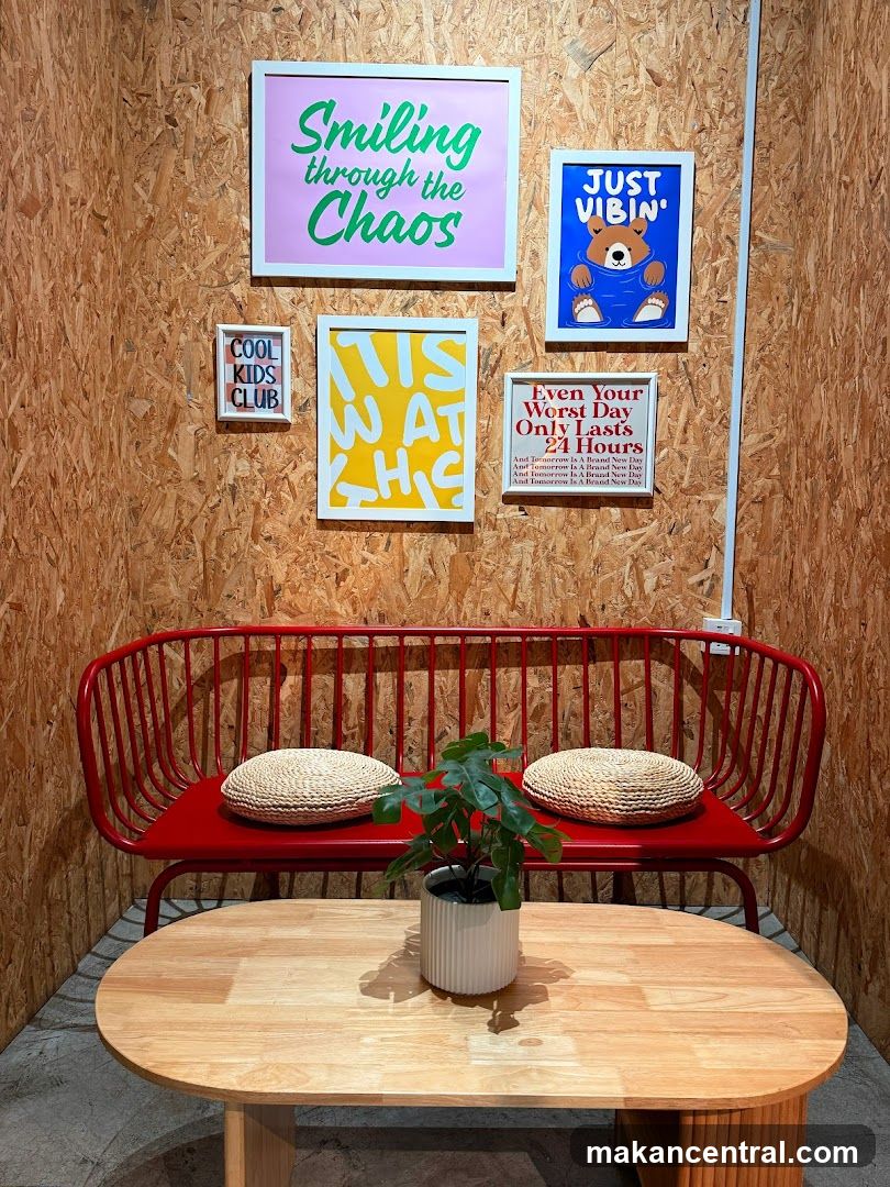 Seating Area with Artwork