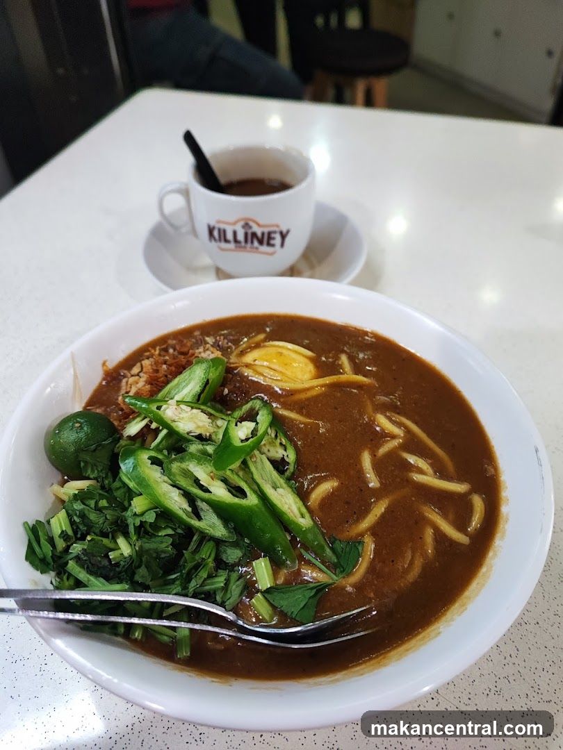 Noodle Dish and Coffee
