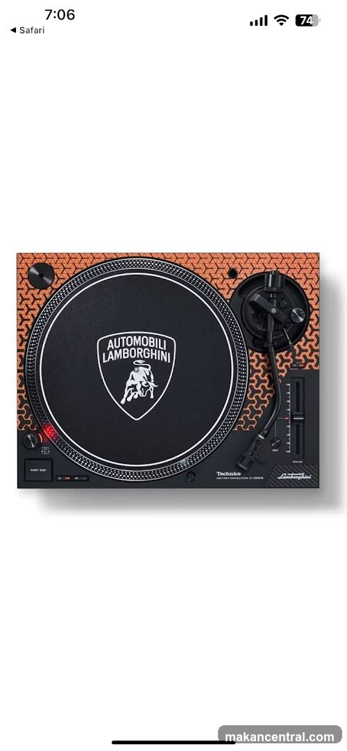 Lamborghini Technics Turntable