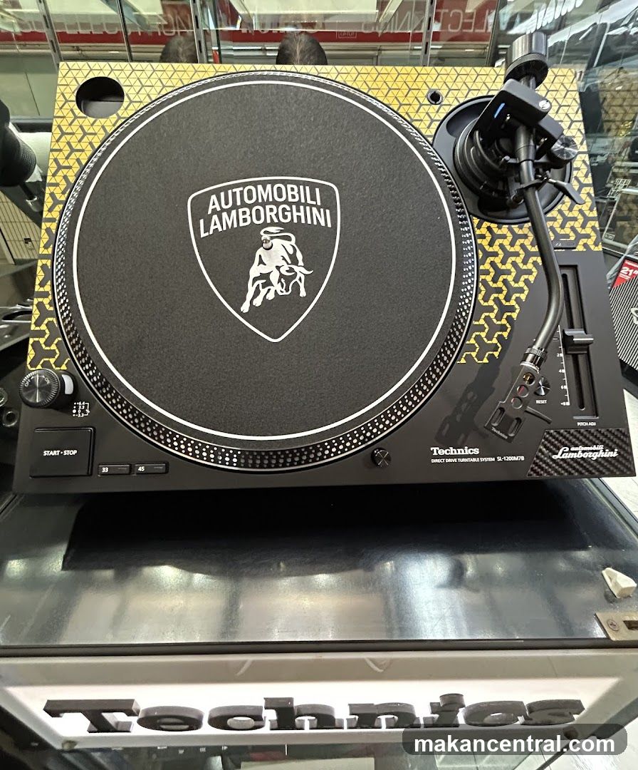 Technics SL-1200M78 Turntable with Lamborghini Branding