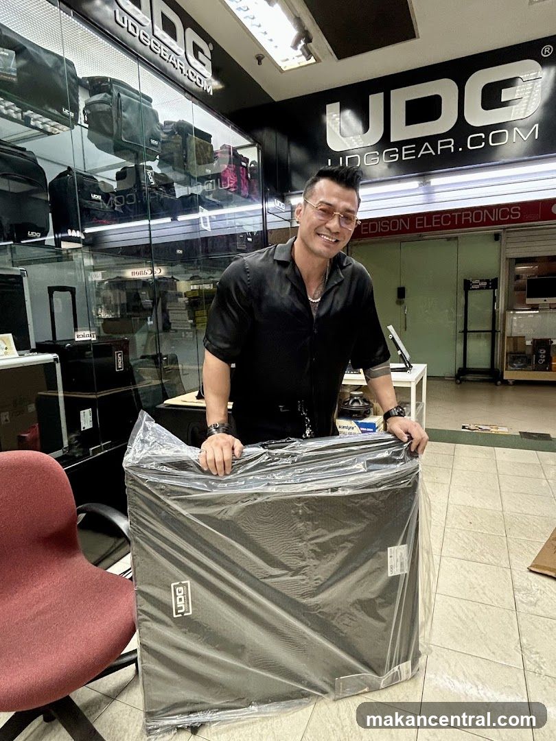 Man with UDG Gear Bag