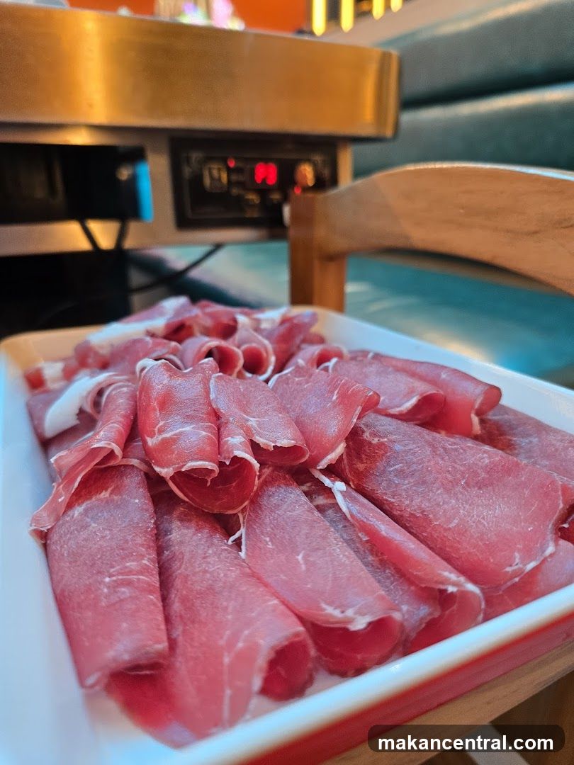 Thinly Sliced Raw Meat