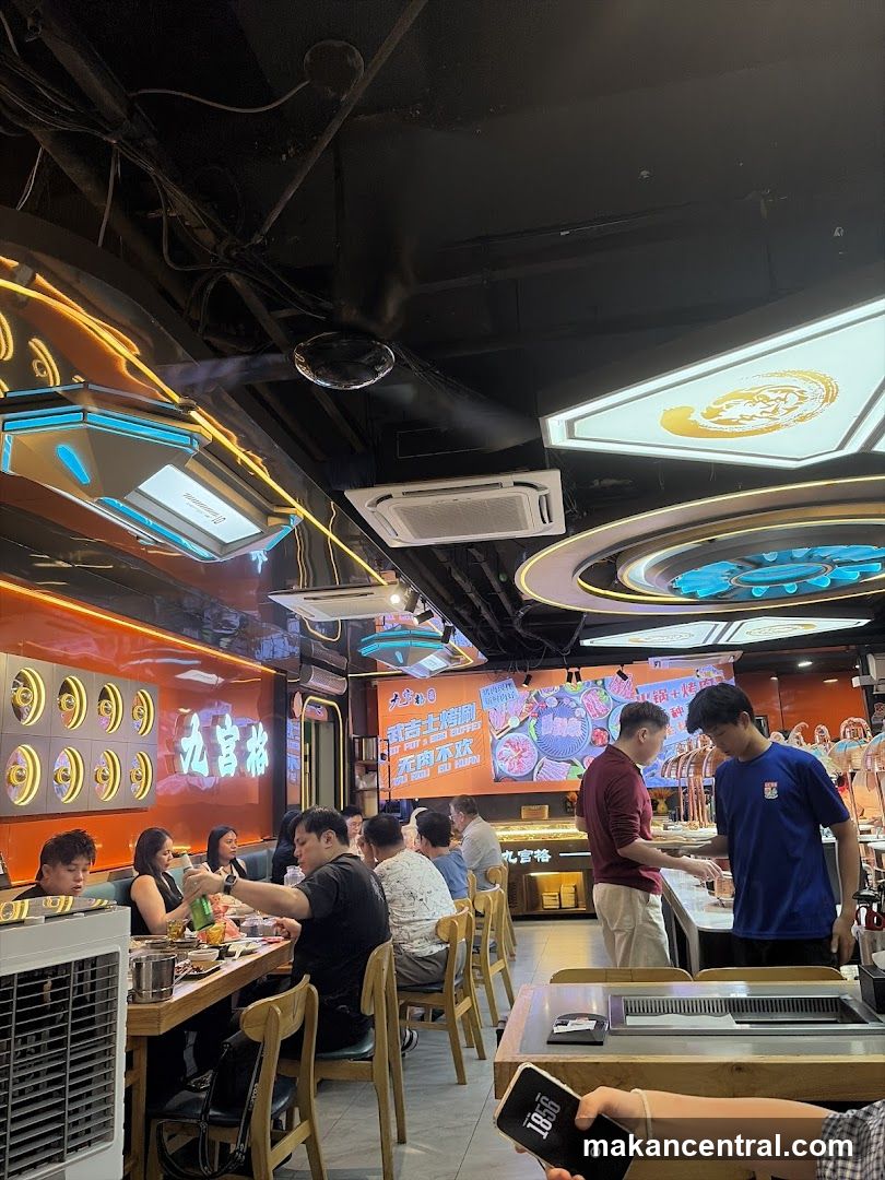 Restaurant Interior with Diners