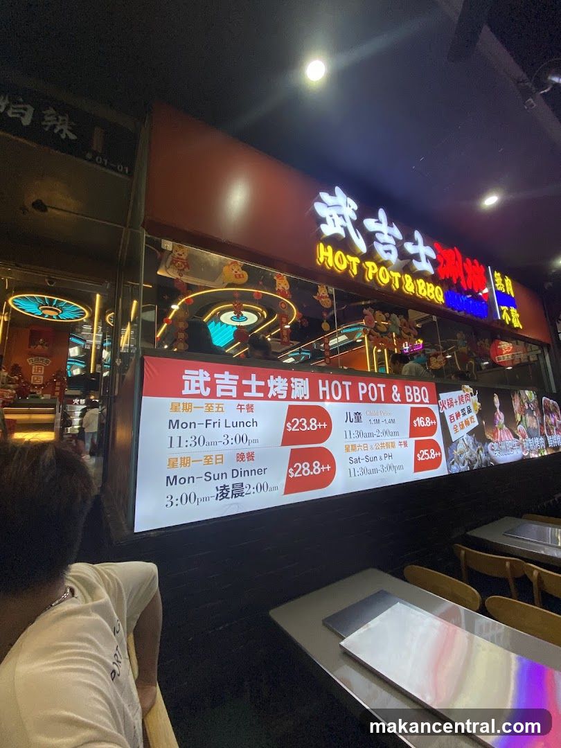 HOT POT & BBQ Menu
