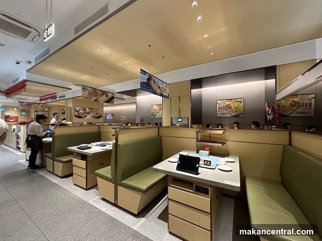 Restaurant Interior with Booth Seating