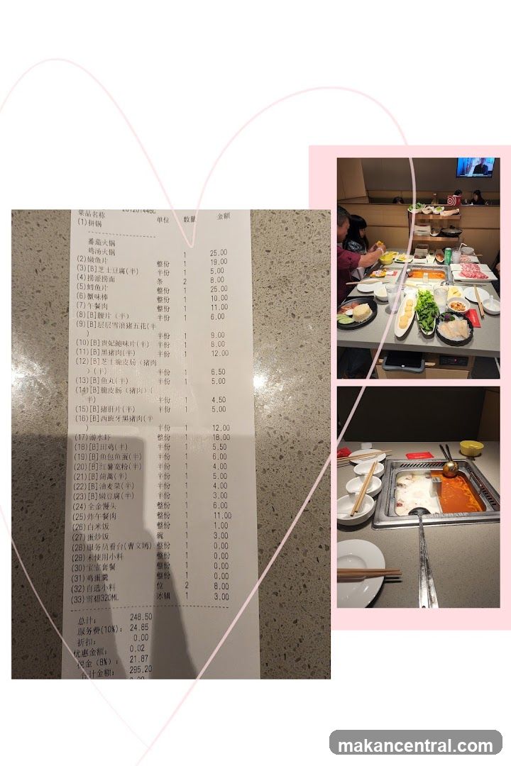 Restaurant Bill and Dining Scene