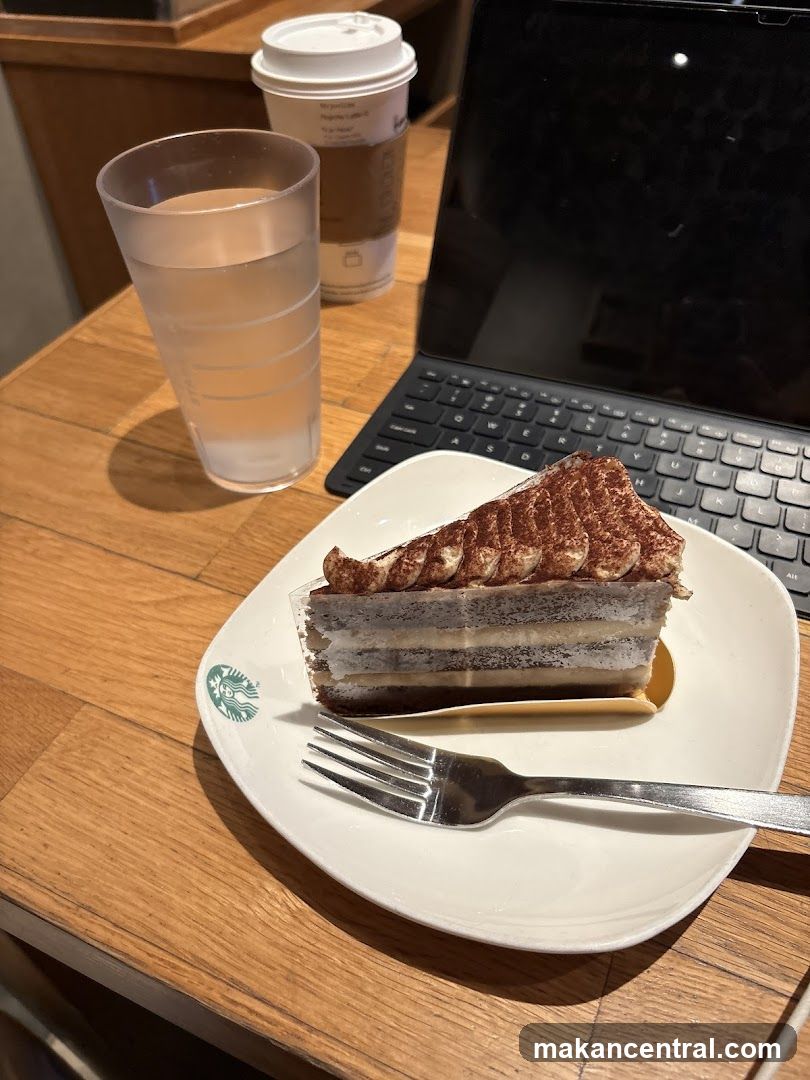 Dessert and Coffee at a Cafe