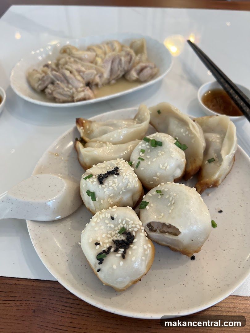 Pan-fried dumplings and soup dumplings
