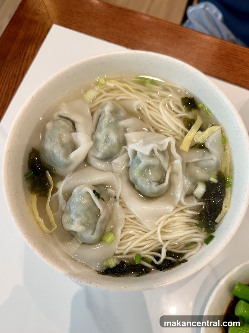 Wonton Noodle Soup