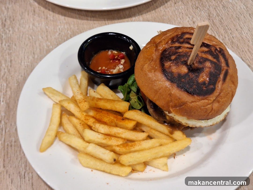 Burger and Fries