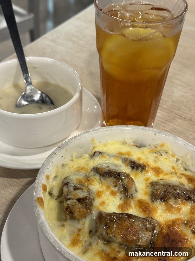 Baked Dish with Cheese and Soup