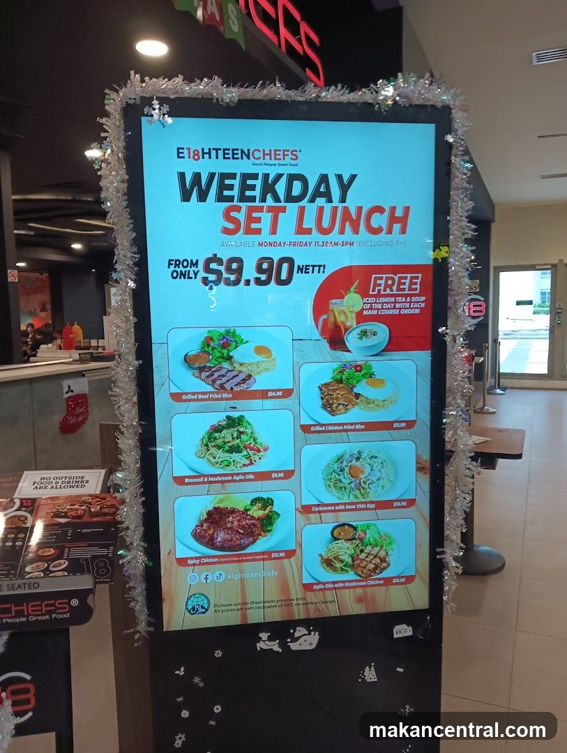 Weekday Set Lunch