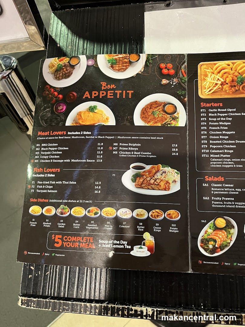 Bon Appetit Menu