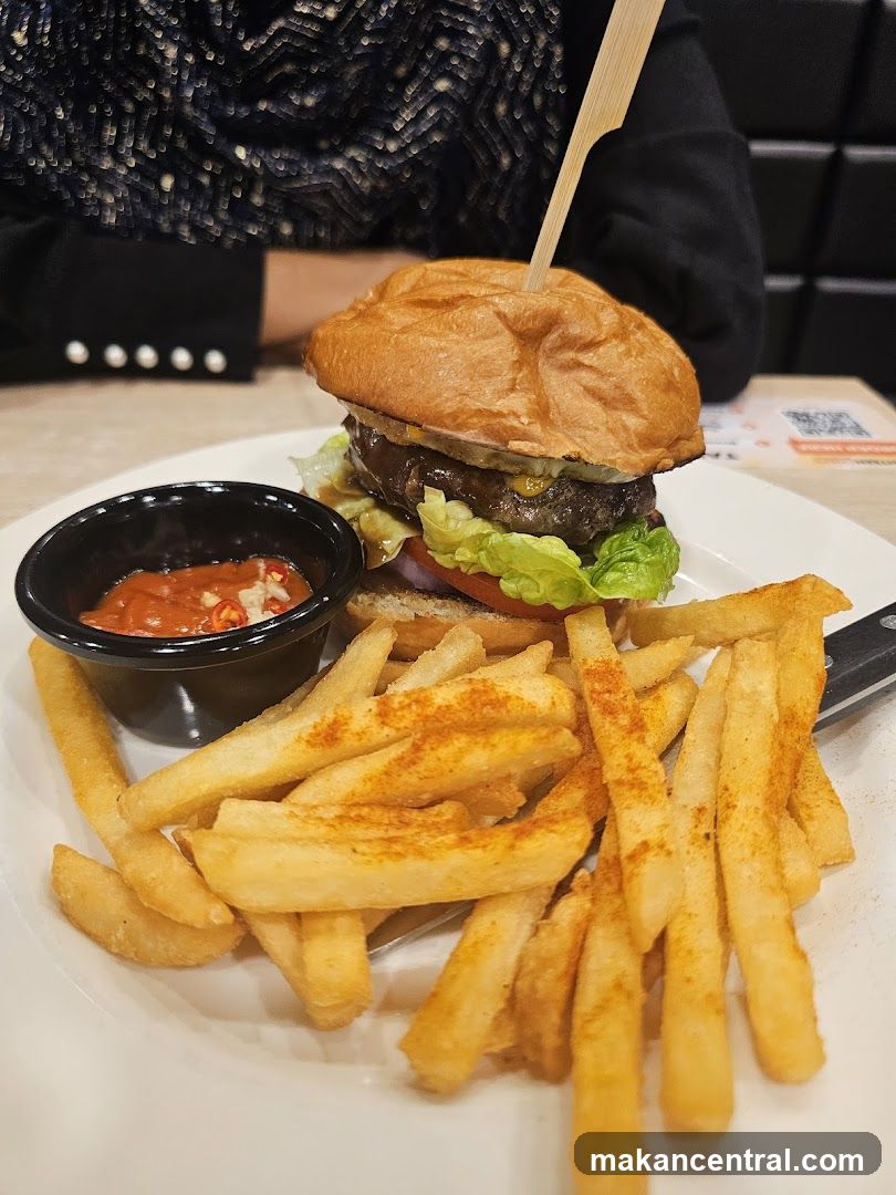 Burger and Fries