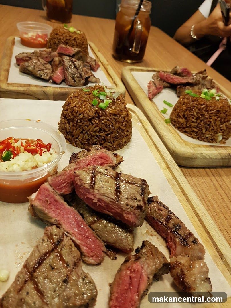 Steak and Rice Dinner
