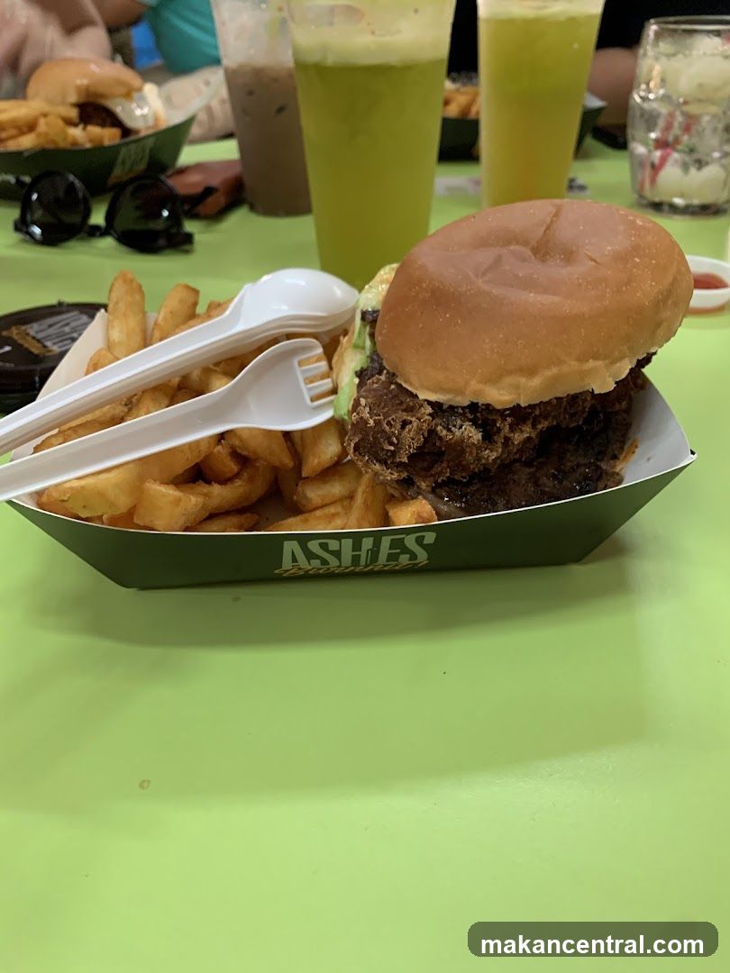 Burger and Fries