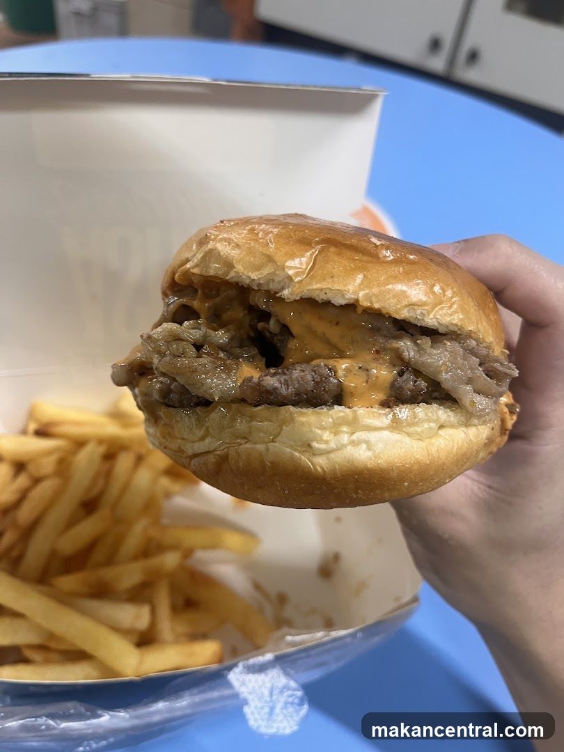 Burger and Fries