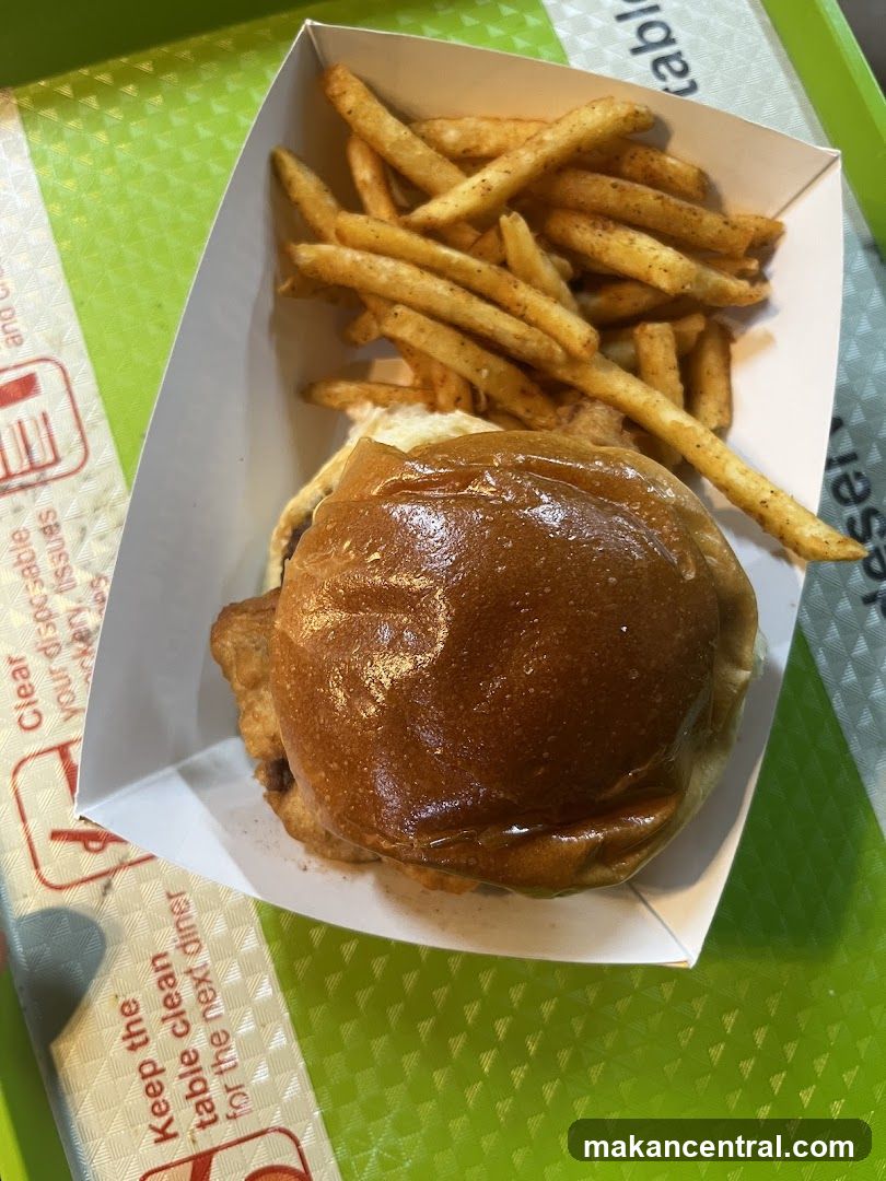 Burger and Fries