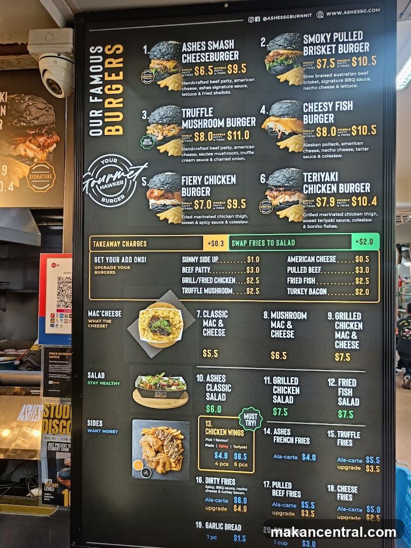 OUR FAMOUS BURGERS