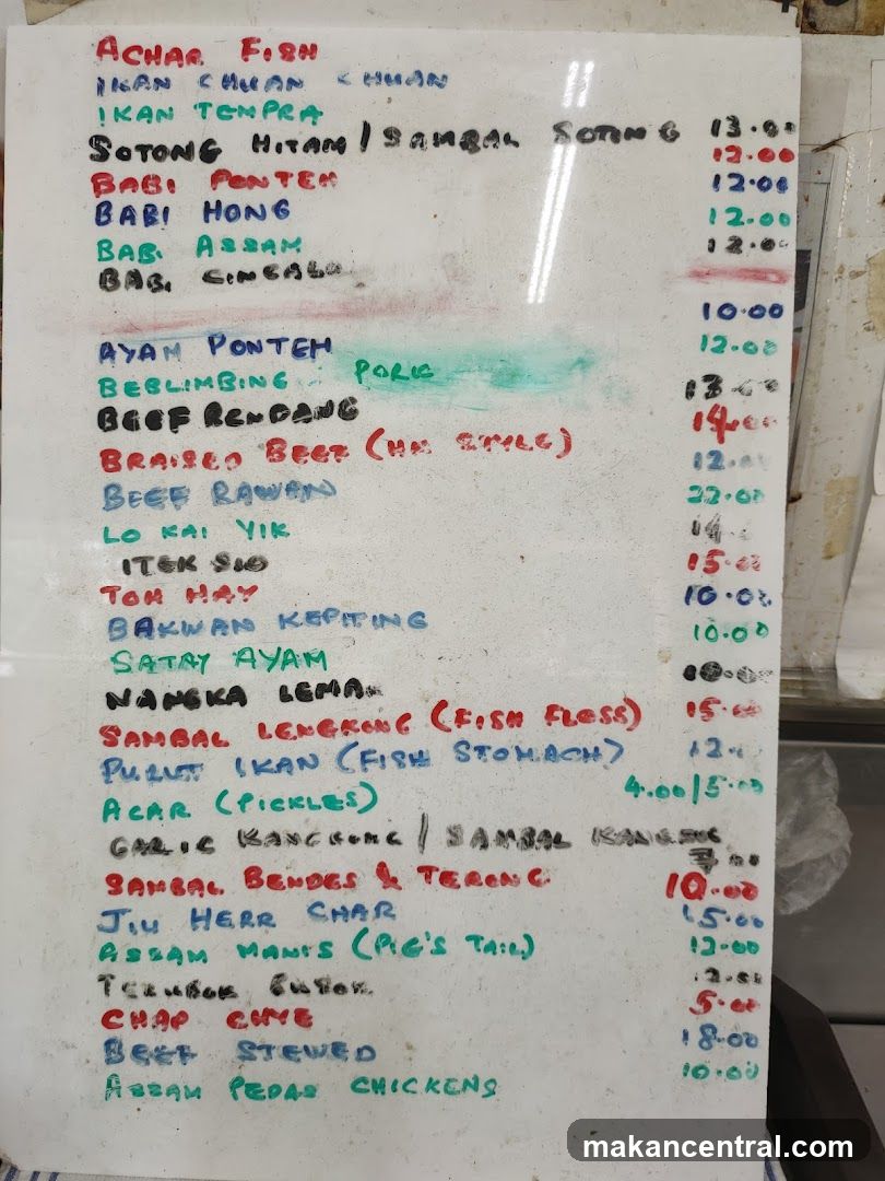 Menu Board