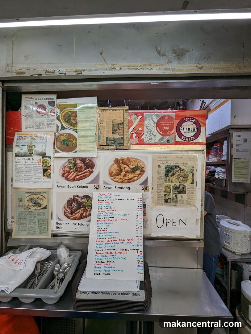 Charlie's Kitchen Menu