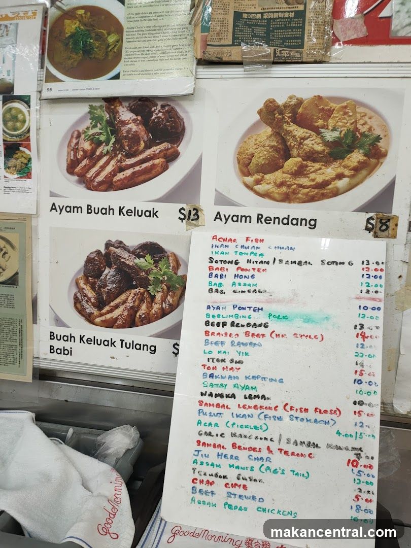 Menu Board with Food Pictures
