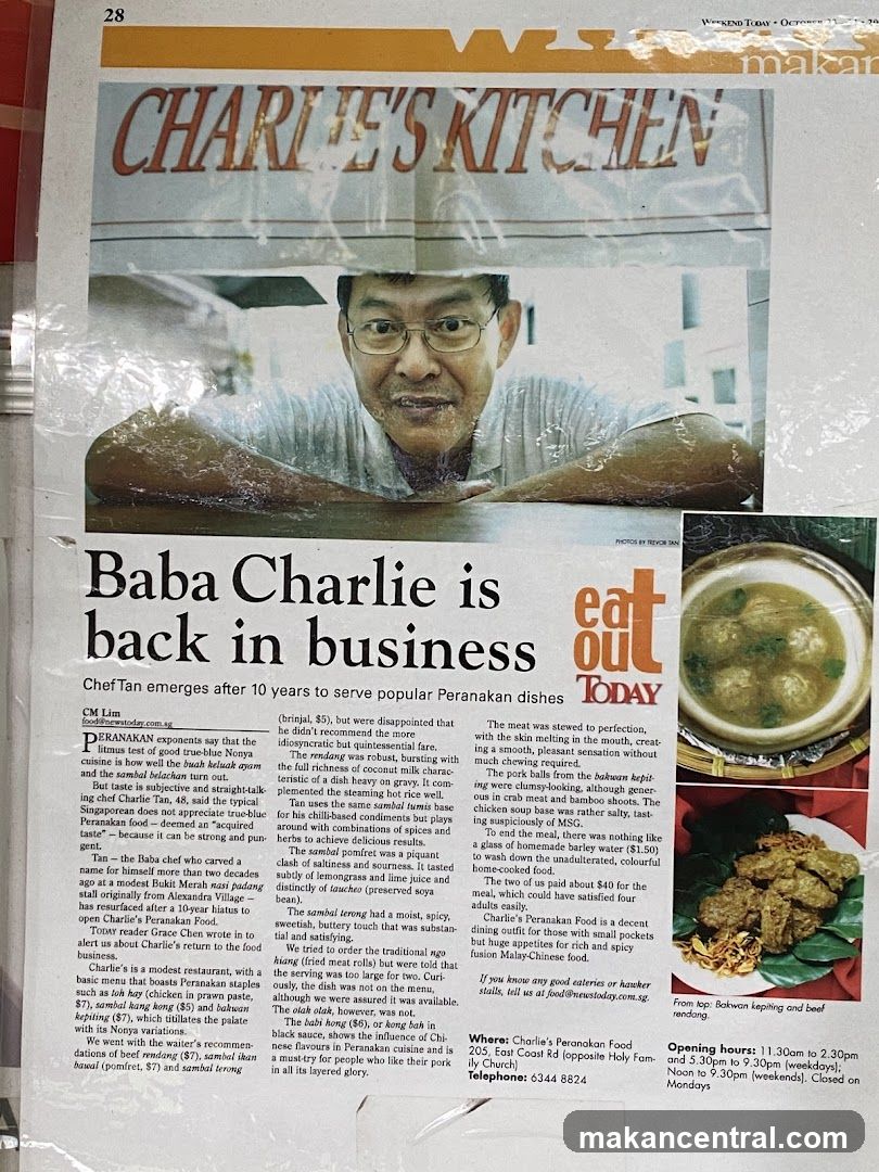 Baba Charlie is back in business