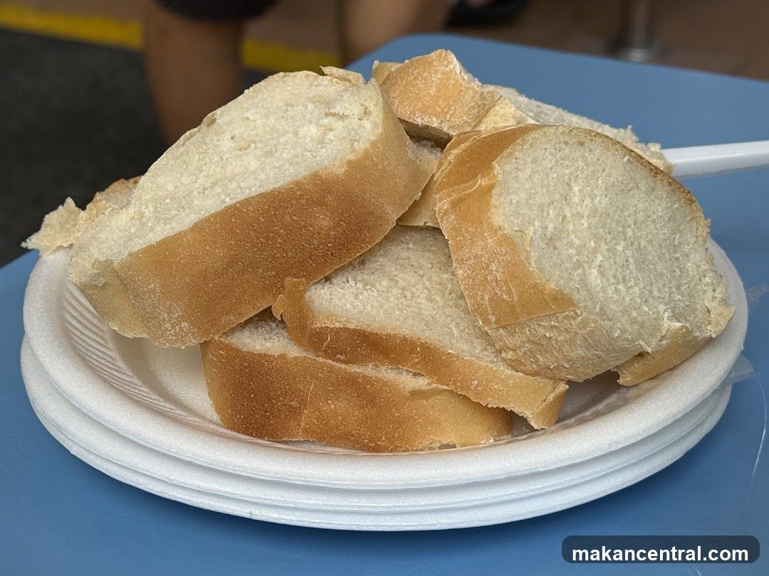 Bread Slices on a Plate