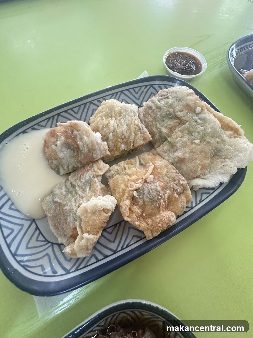 Fried Fish Skin with Dip