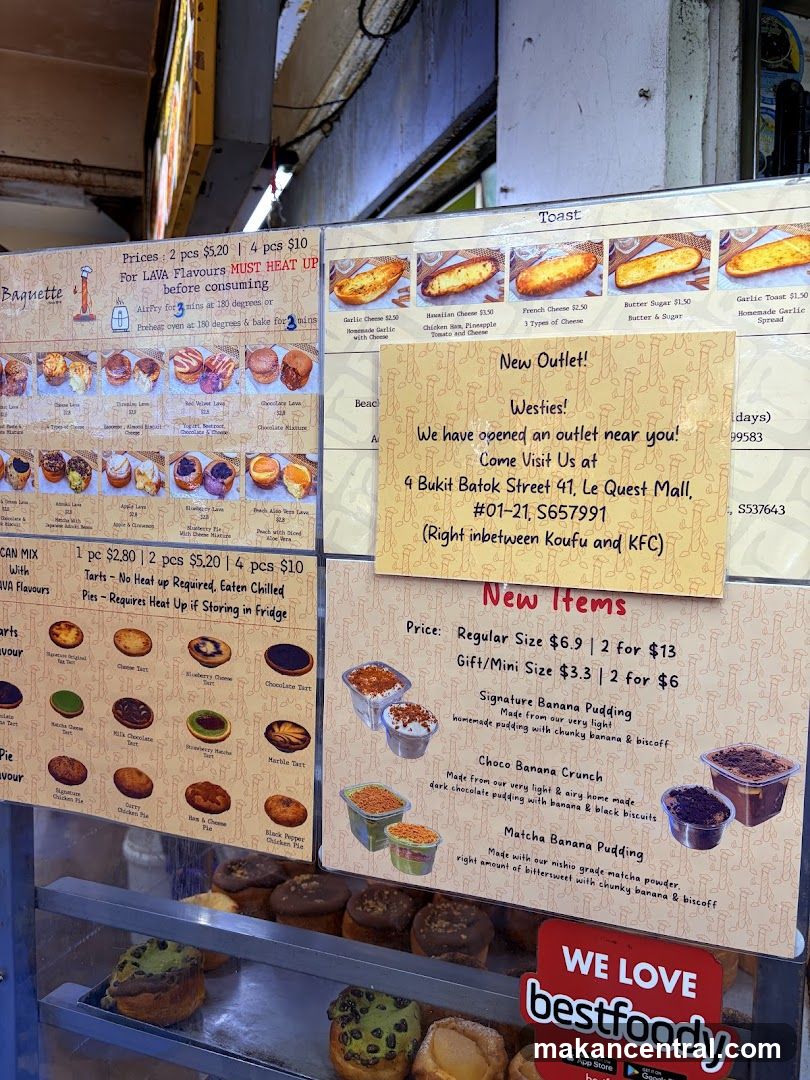 Menu and New Outlet Announcement