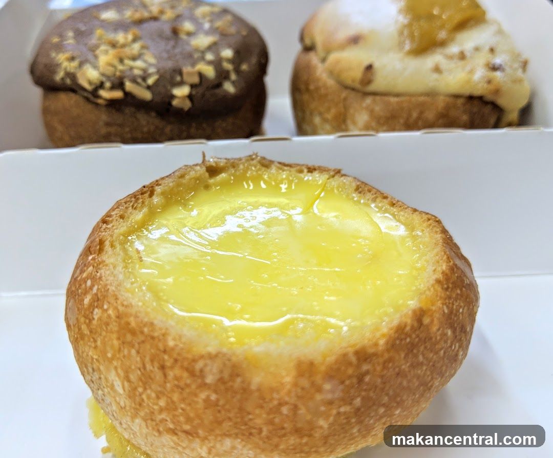 Three Pastries in a Box