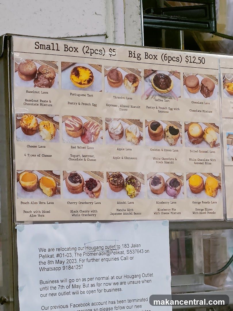 Dessert Menu