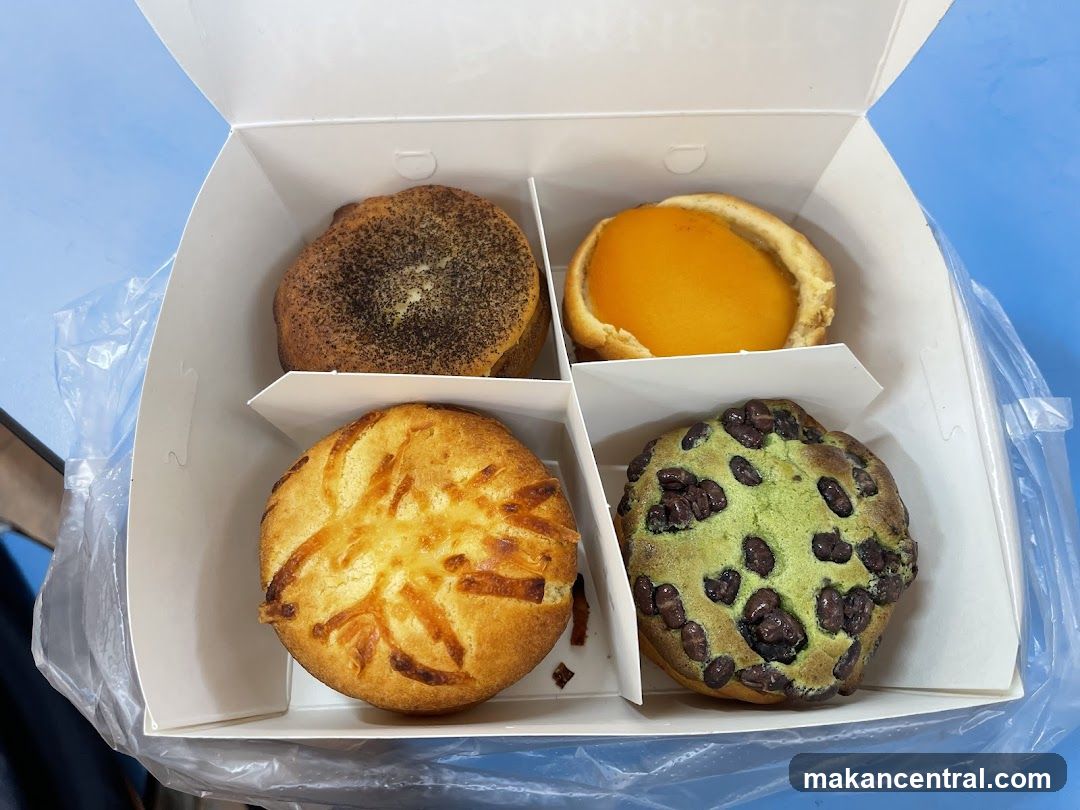 Four Pastries in a Box