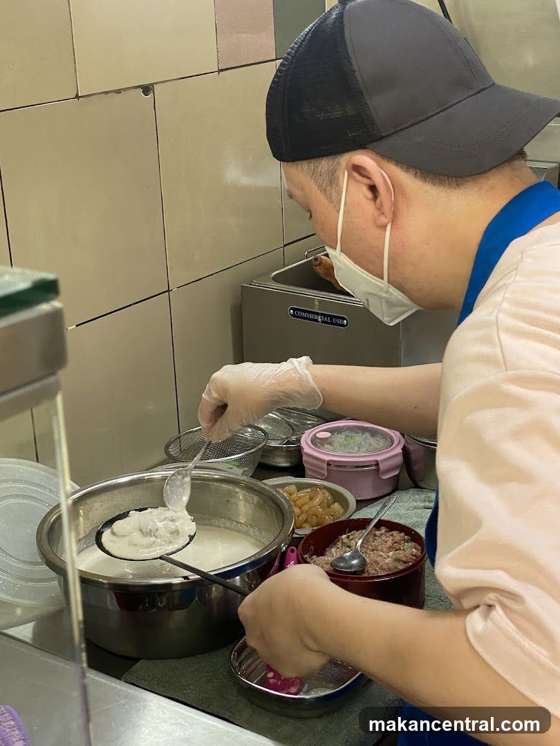 Chef preparing food