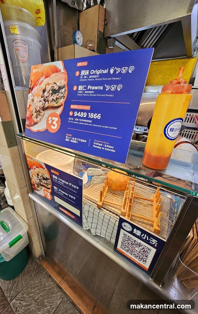 Food Stall Menu and Display