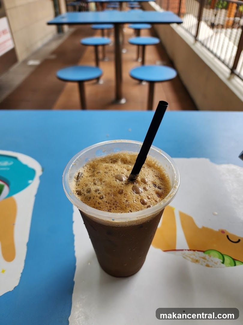 Iced Coffee at Outdoor Seating