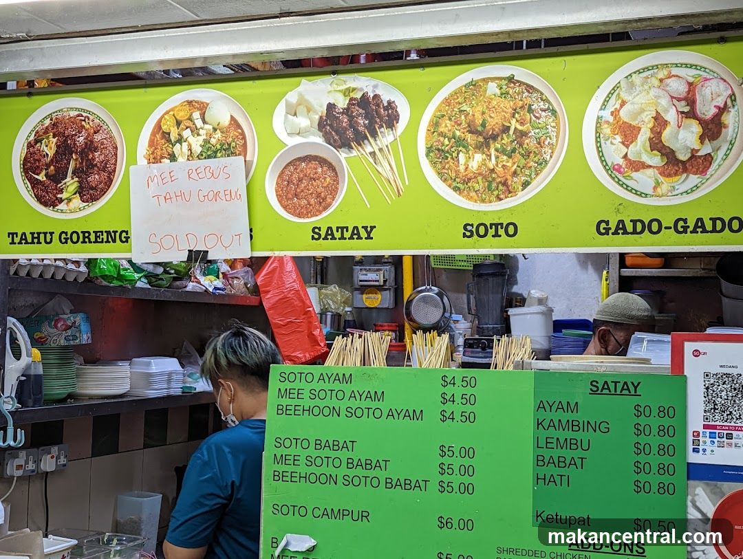 Food Stall Menu