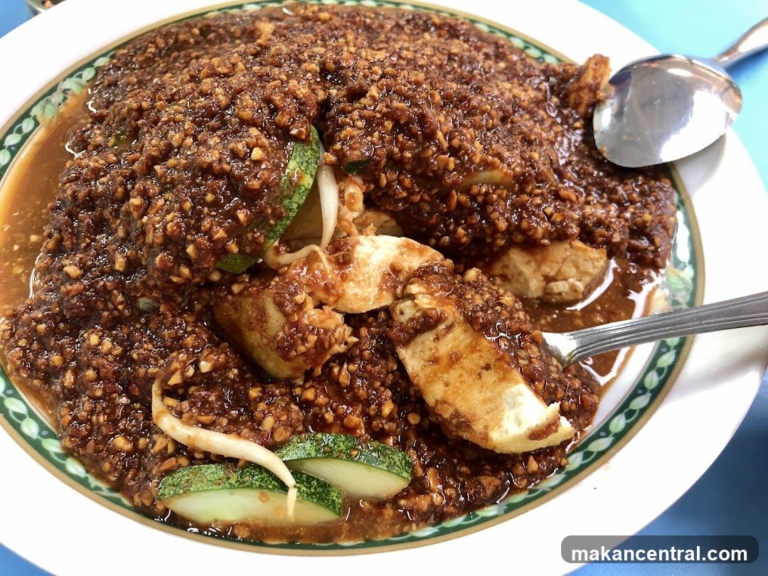 Tofu with Peanut Sauce