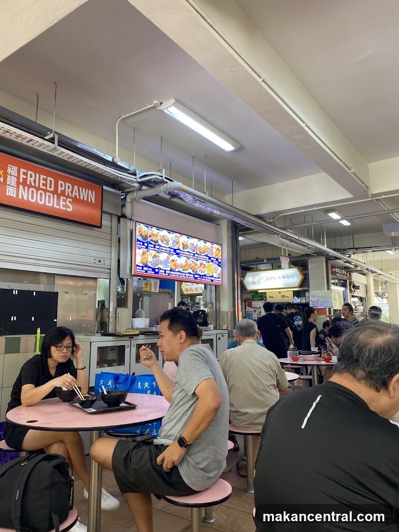 Food Stall with Customers