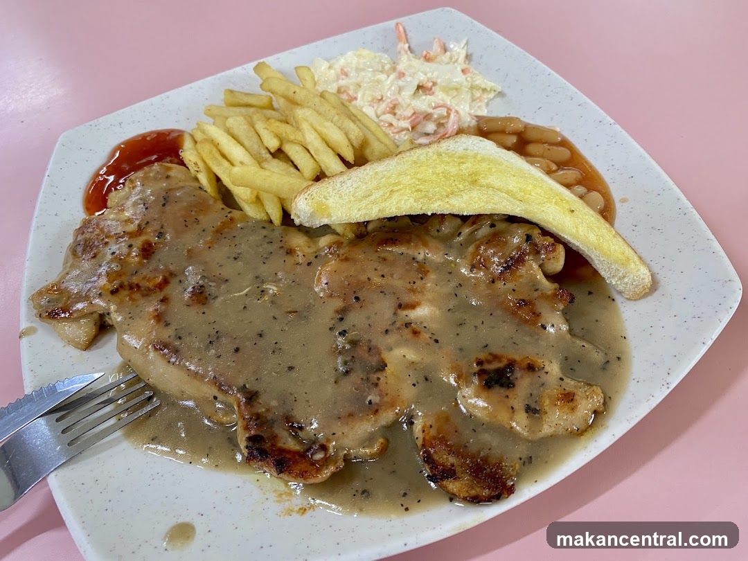 Chicken Chop with Sides