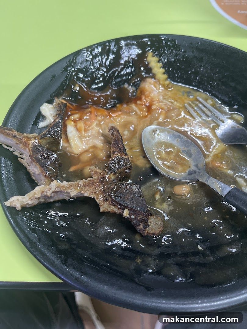 Leftover Food on Plate