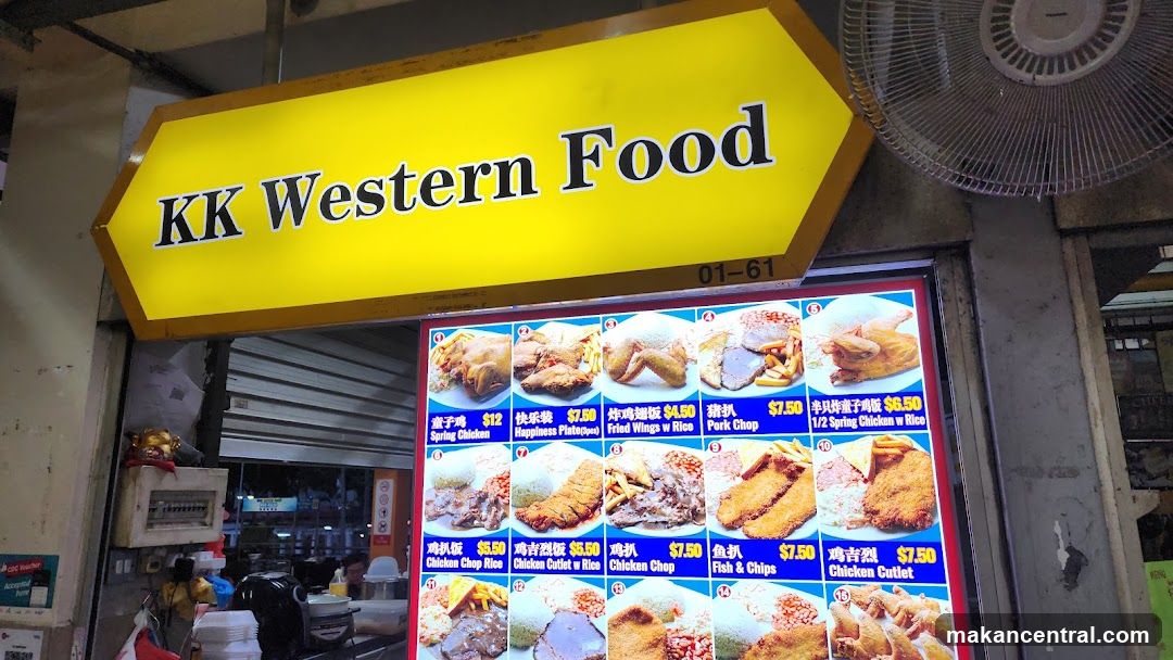 KK Western Food Menu