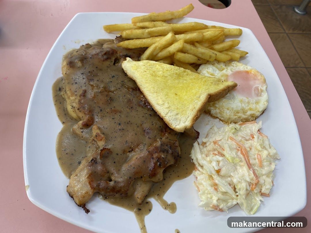 Chicken Chop with Sides