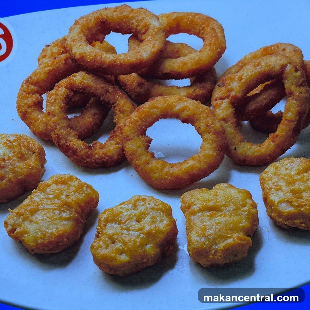 Onion Rings and Chicken Nuggets