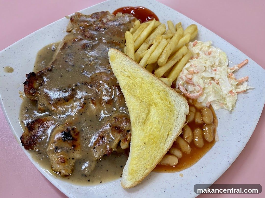 Chicken Chop with Sides