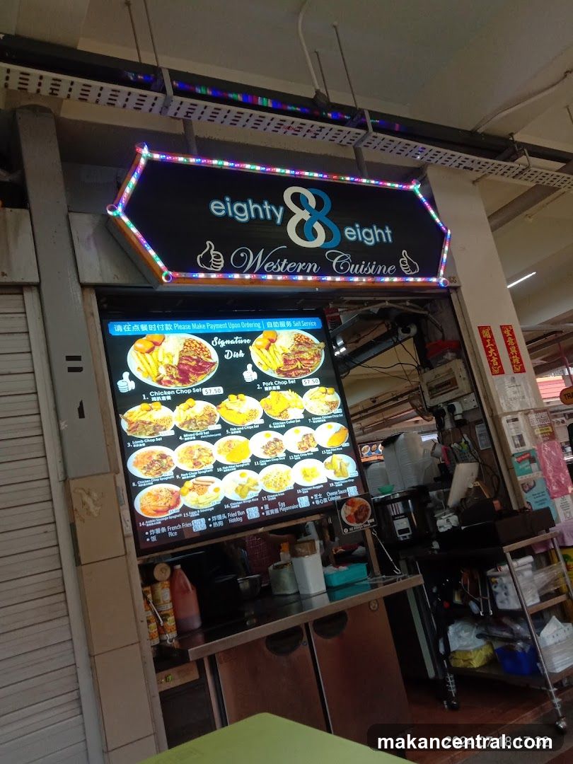 Eighty & Eight Western Cuisine Menu